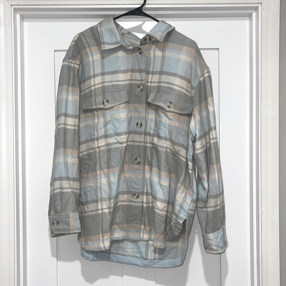 American Eagle Flannel Shacket